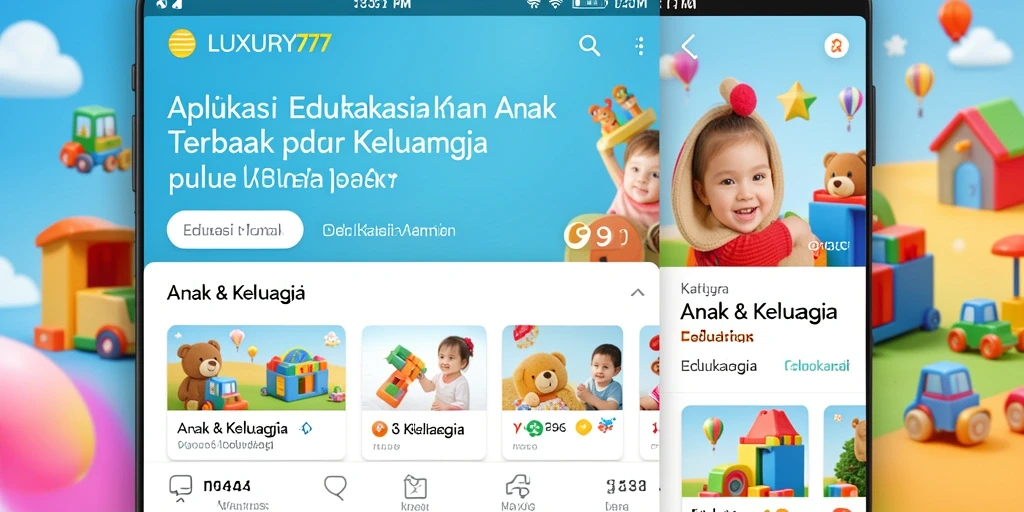 Tampilan antarmuka LUXURY777 yang interaktif dan edukatif.