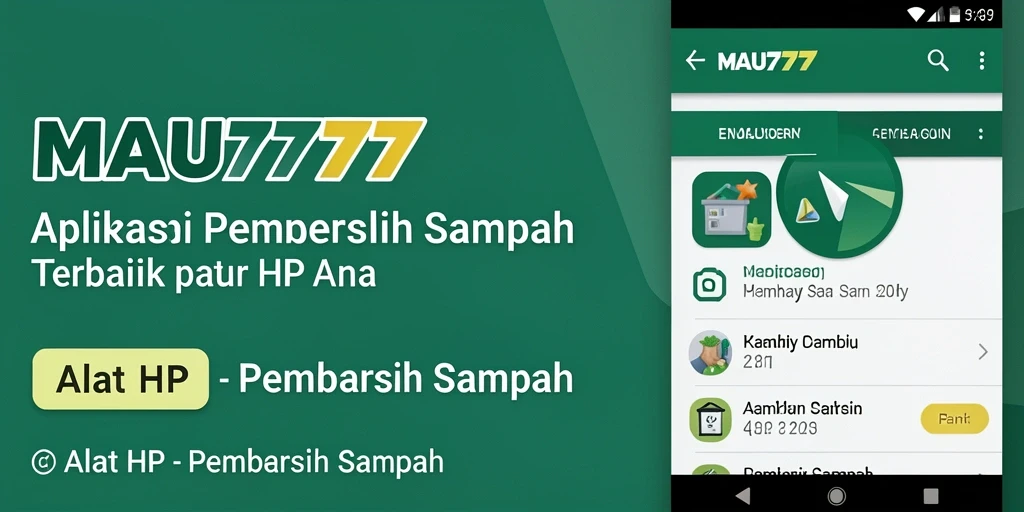Antarmuka MAU777 menampilkan opsi pembersihan sampah yang sederhana dan efektif.