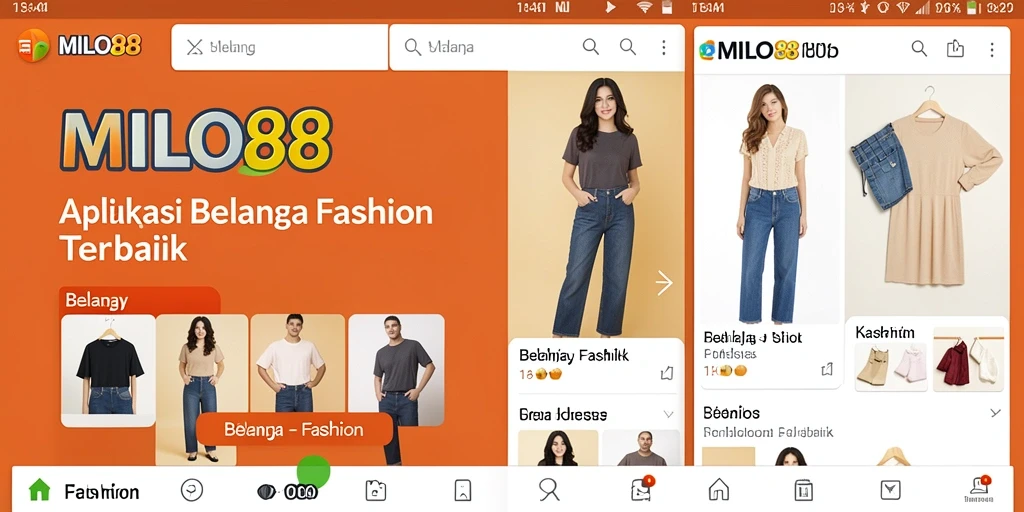Tampilan antarmuka aplikasi MILO88 yang menarik dan penggunaannya yang mudah.
