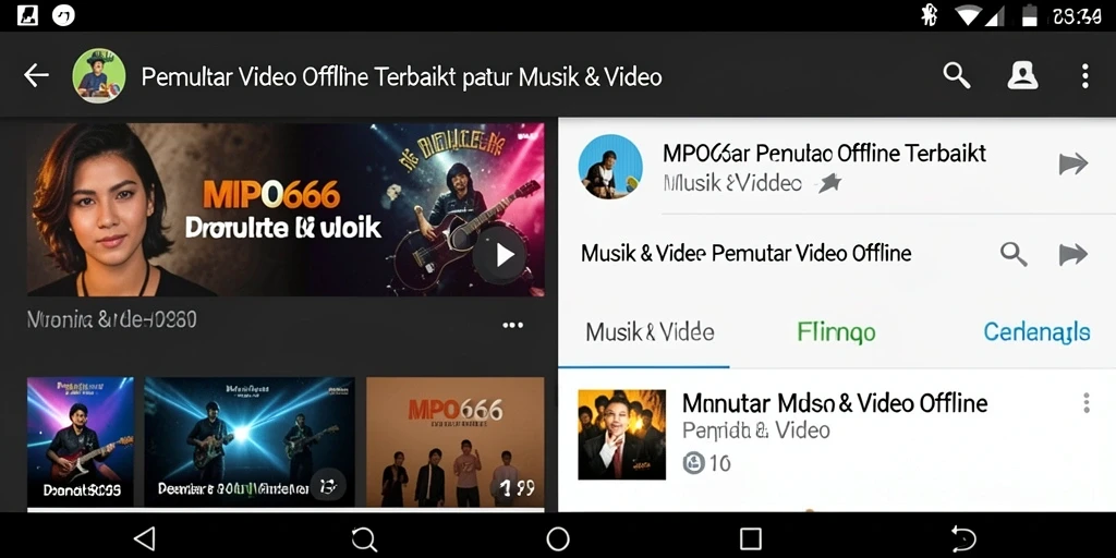Tampilan antarmuka menarik saat memutar video di MPO666.