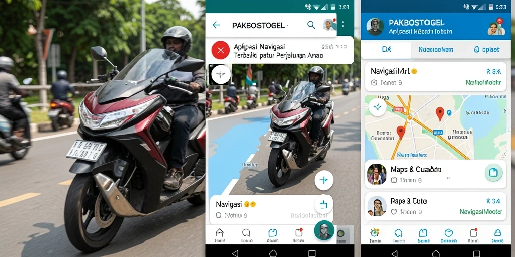 Tampilan antarmuka PAKBOSTOGEL dengan navigasi motor yang intuitif.