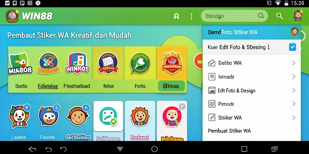 Screenshot WIN88 menampilkan antarmuka pengguna yang ramah dan fungsional.