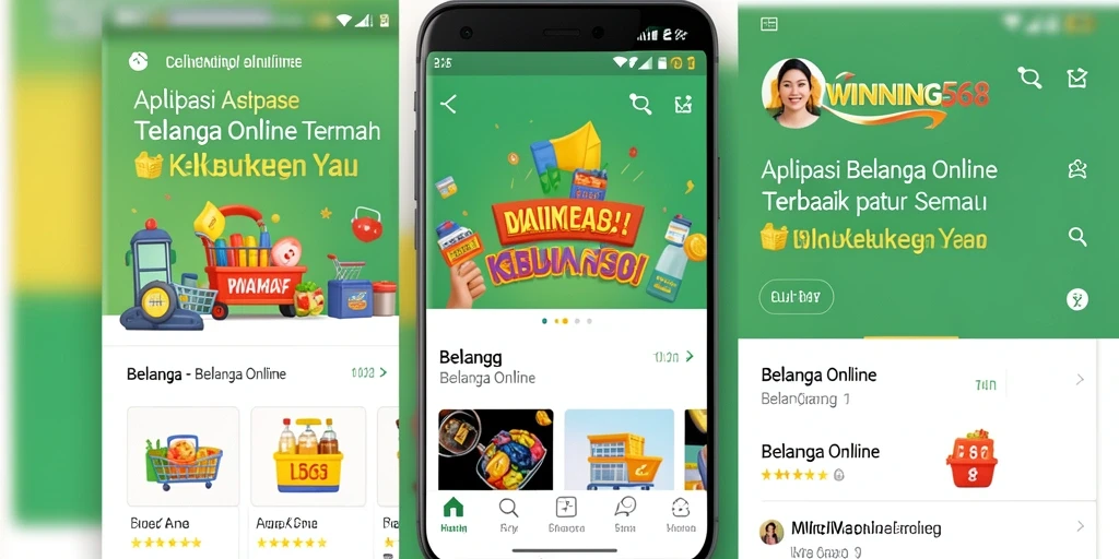 Tampilan antarmuka aplikasi WINNING568 yang modern dan user-friendly.